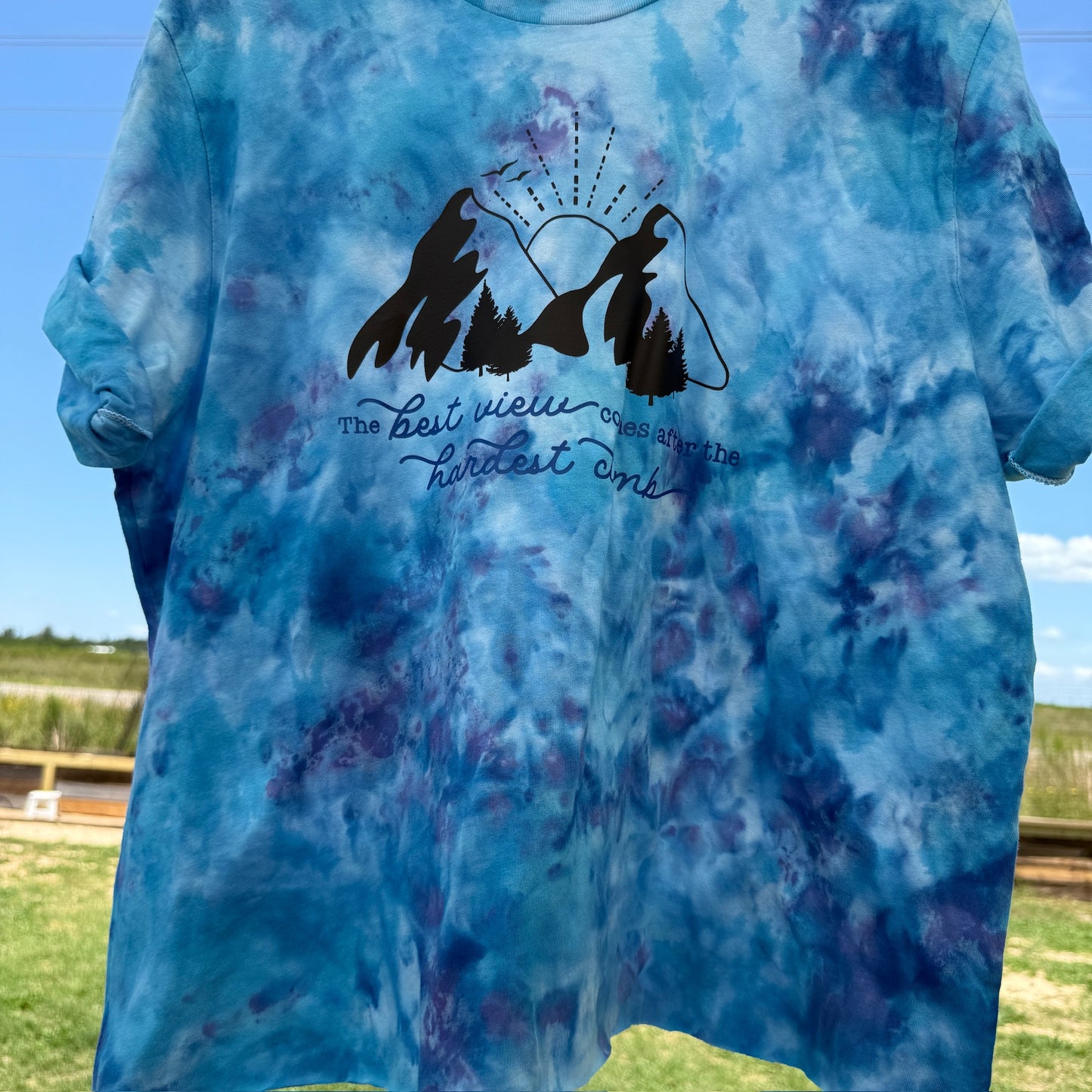 Best View Tie-Dye Crop Top