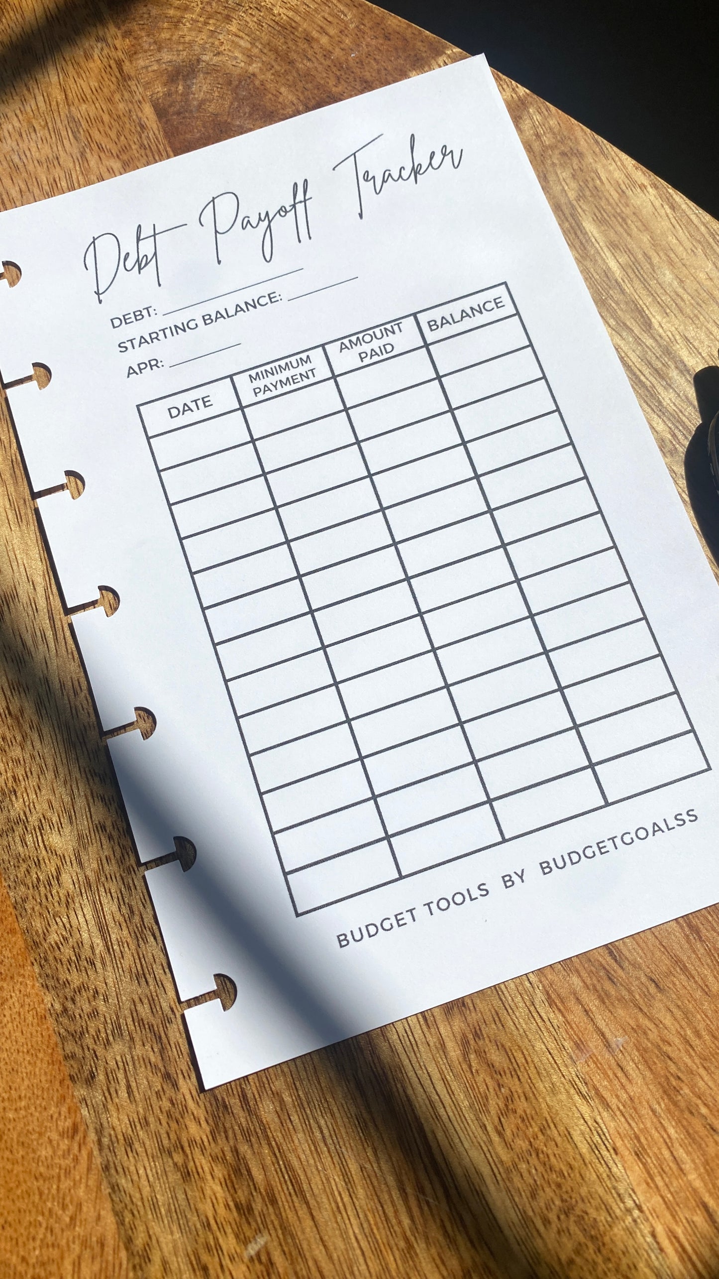Debt Payoff Tracker