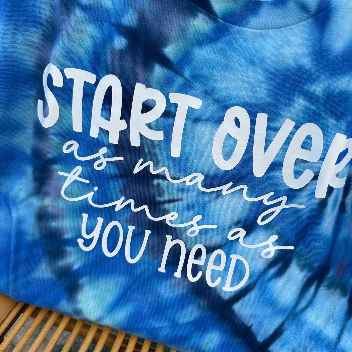 Starting Over Crop Top in Ocean