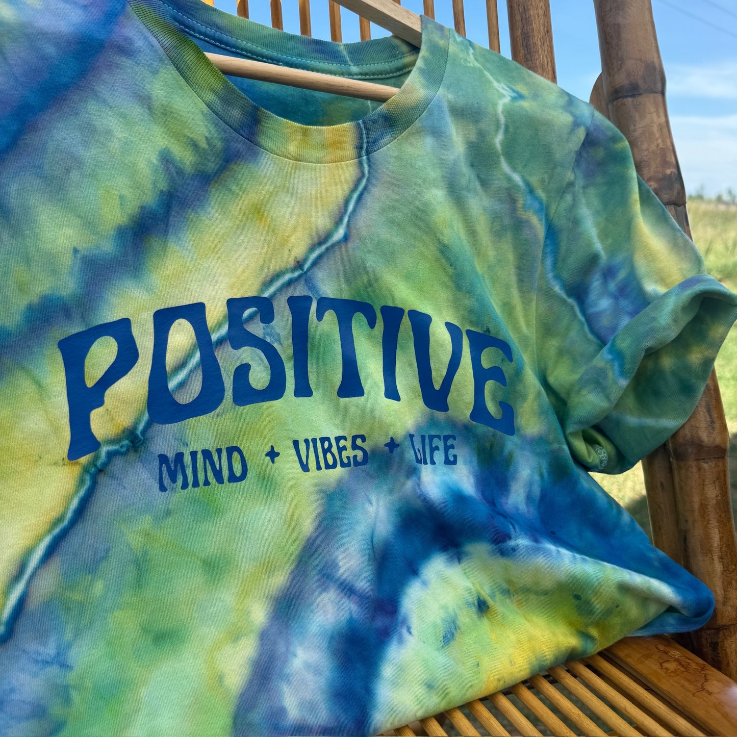 Positive Mind Vibes Life Crop Top