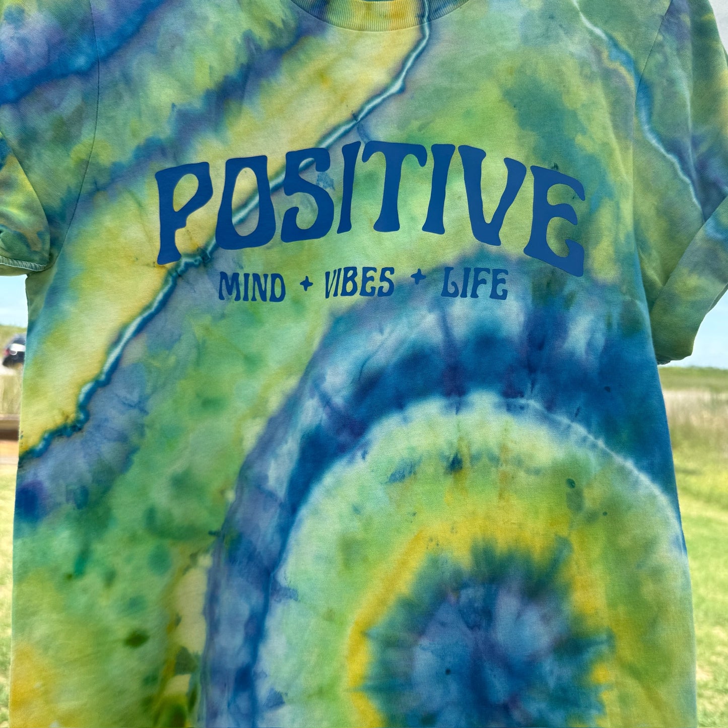 Positive Mind Vibes Life Crop Top