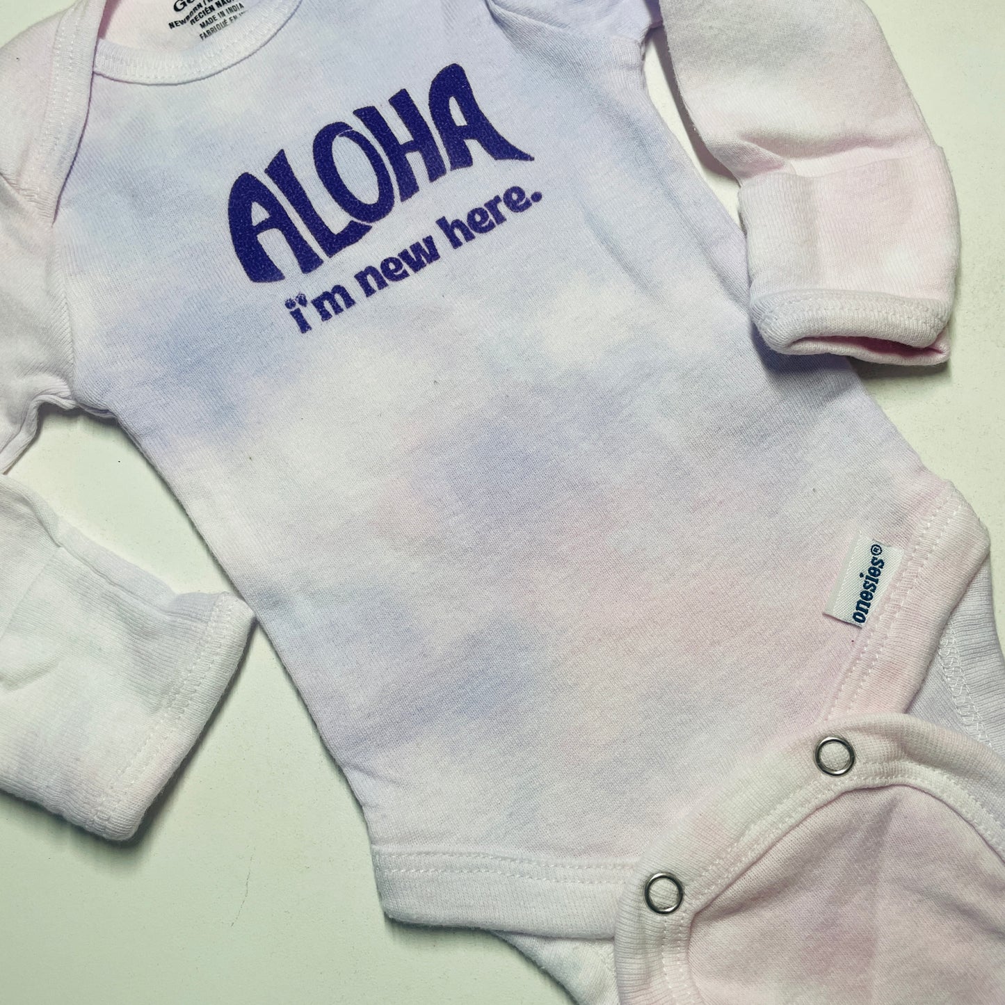 ALOHA I’M NEW HERE bodysuit