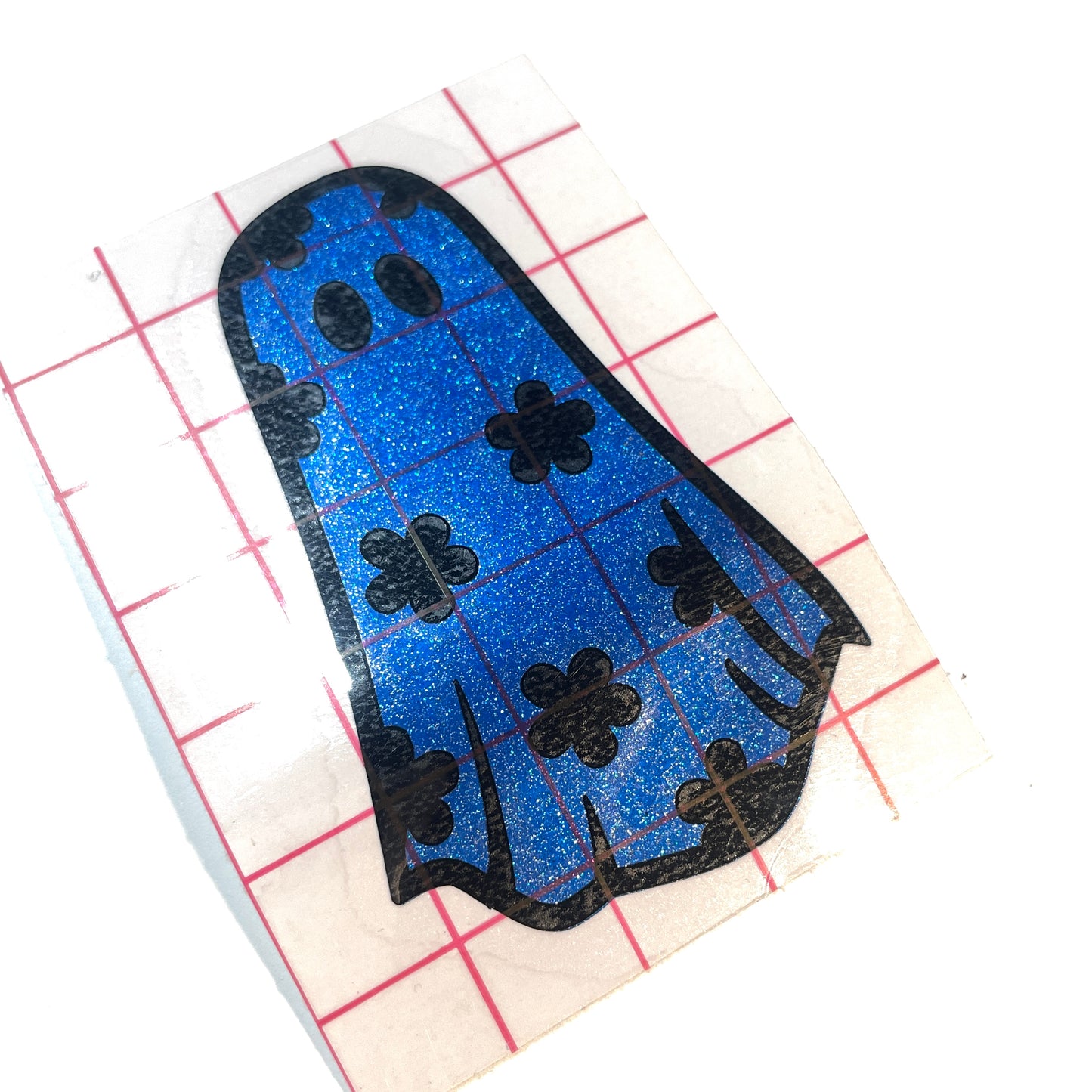 RETRO FLORAL GHOSTIE decal