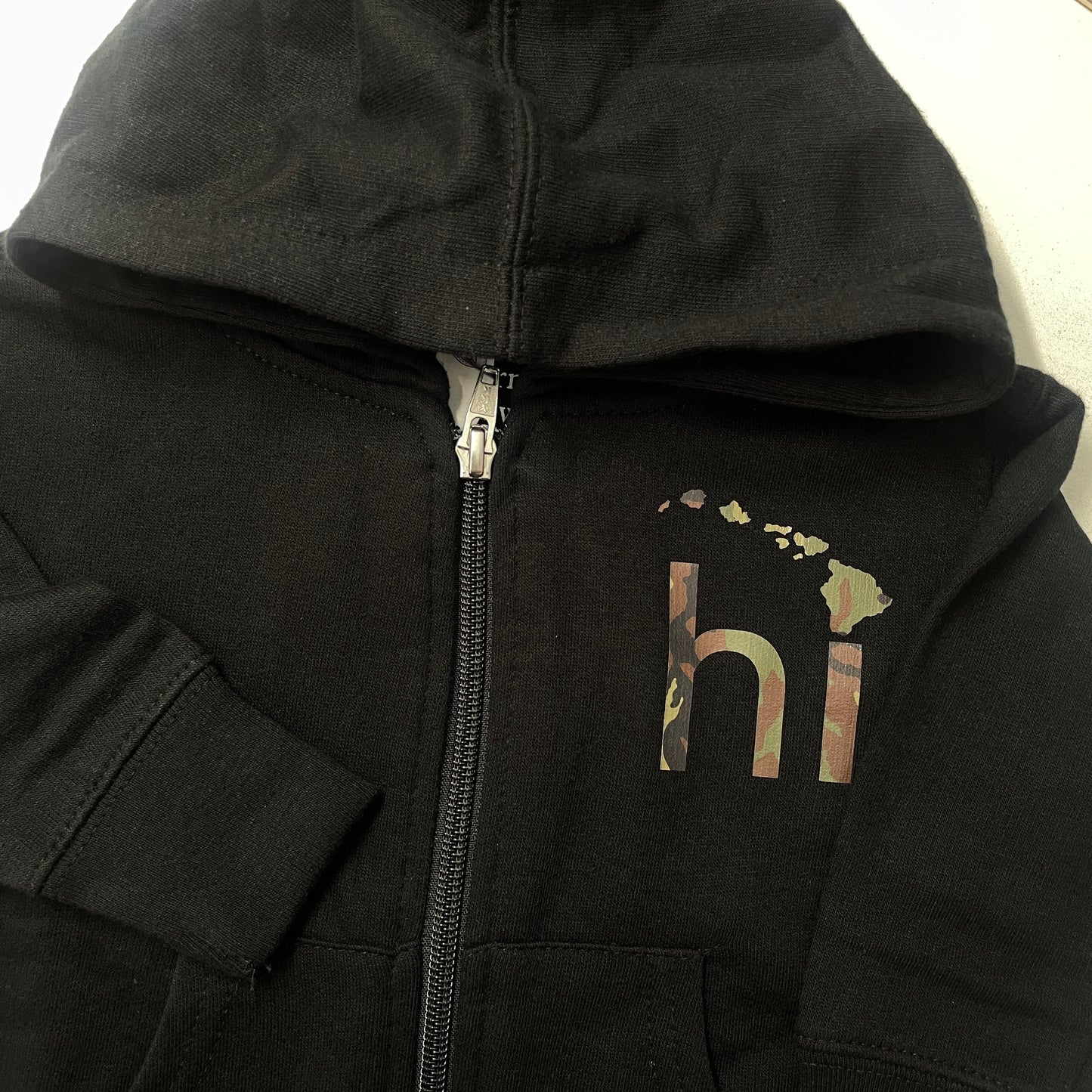 HAWAII CAMO infant zip-up hoodie