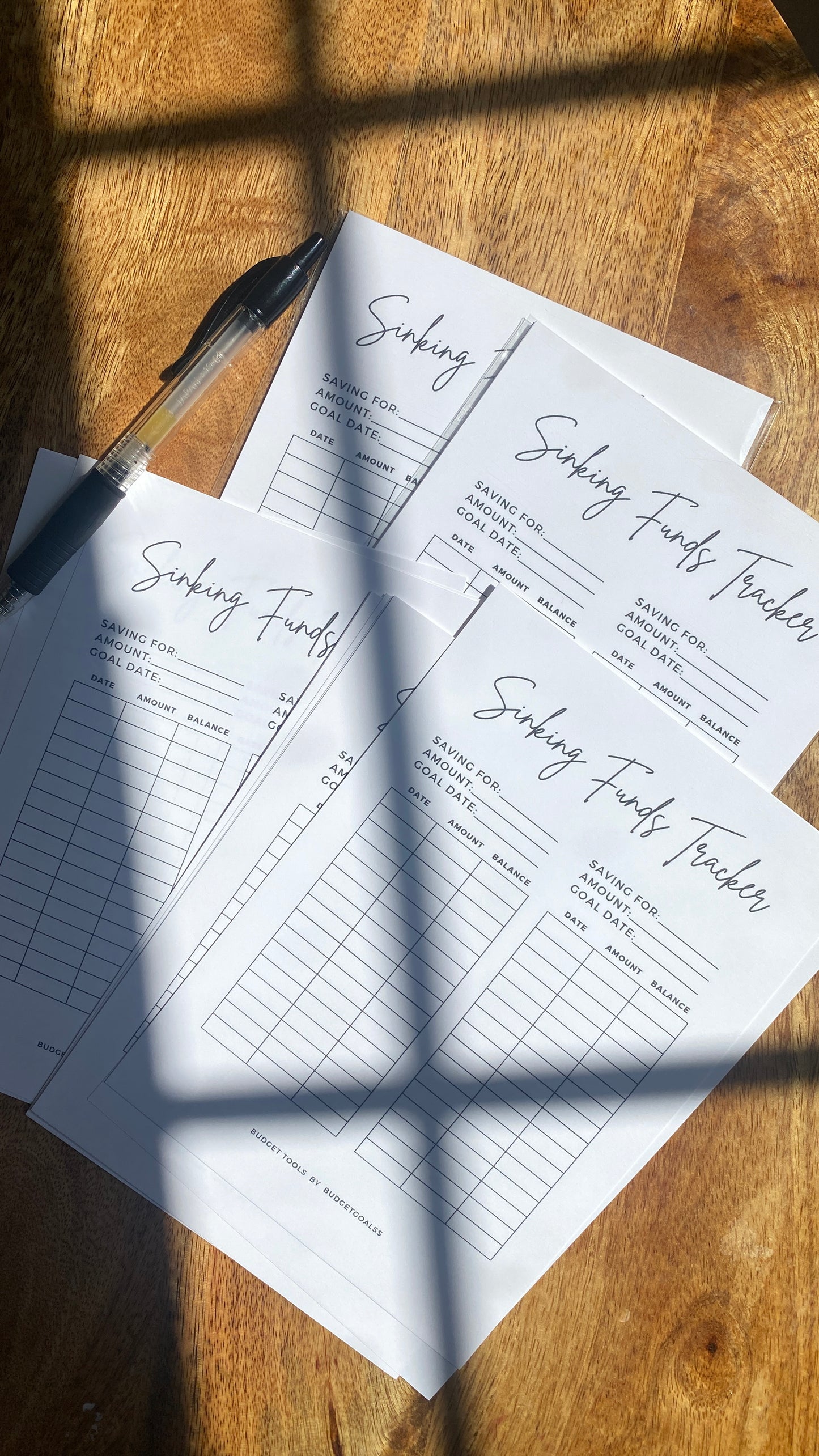 Sinking Funds Tracker