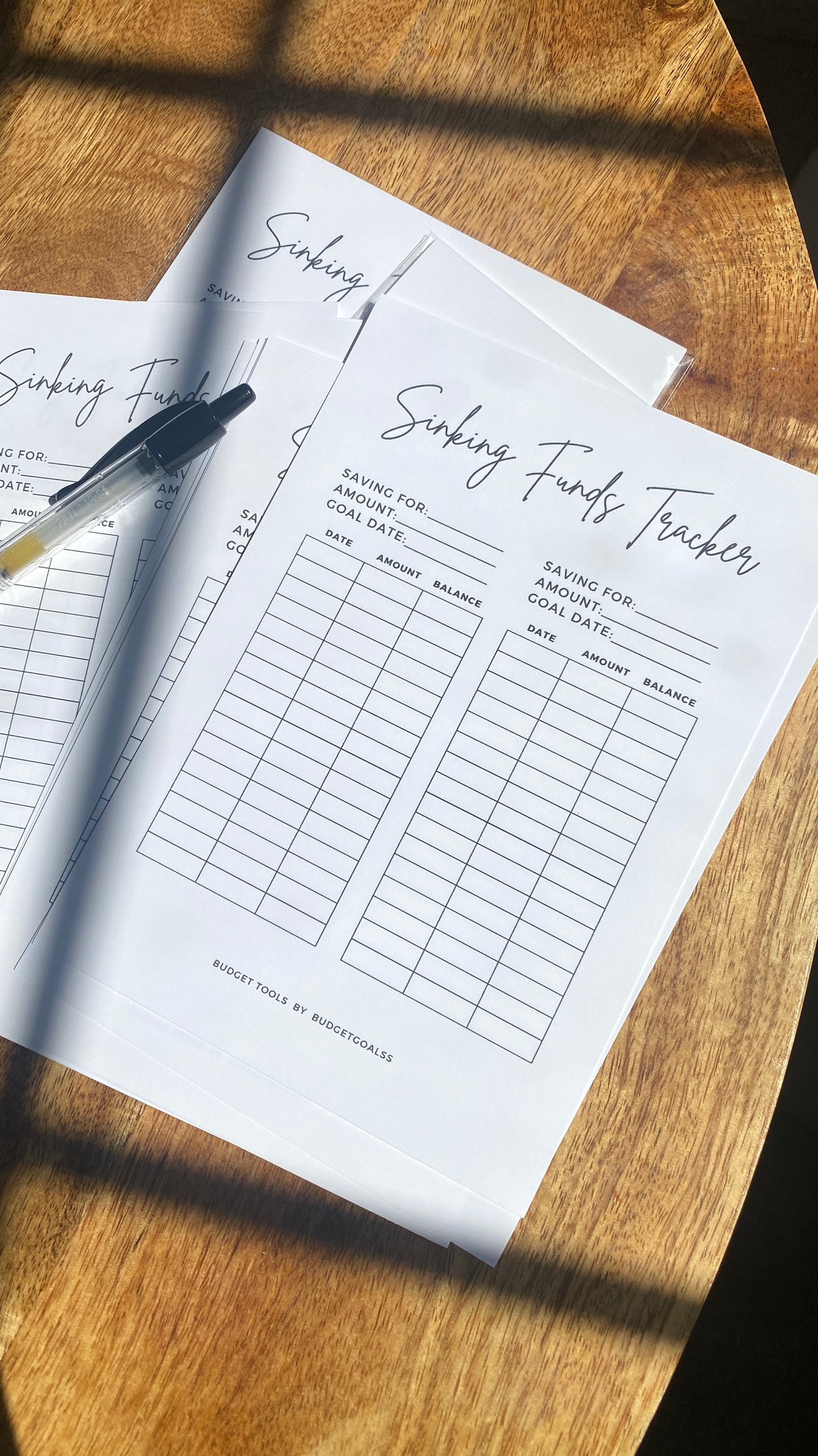 Sinking Funds Tracker