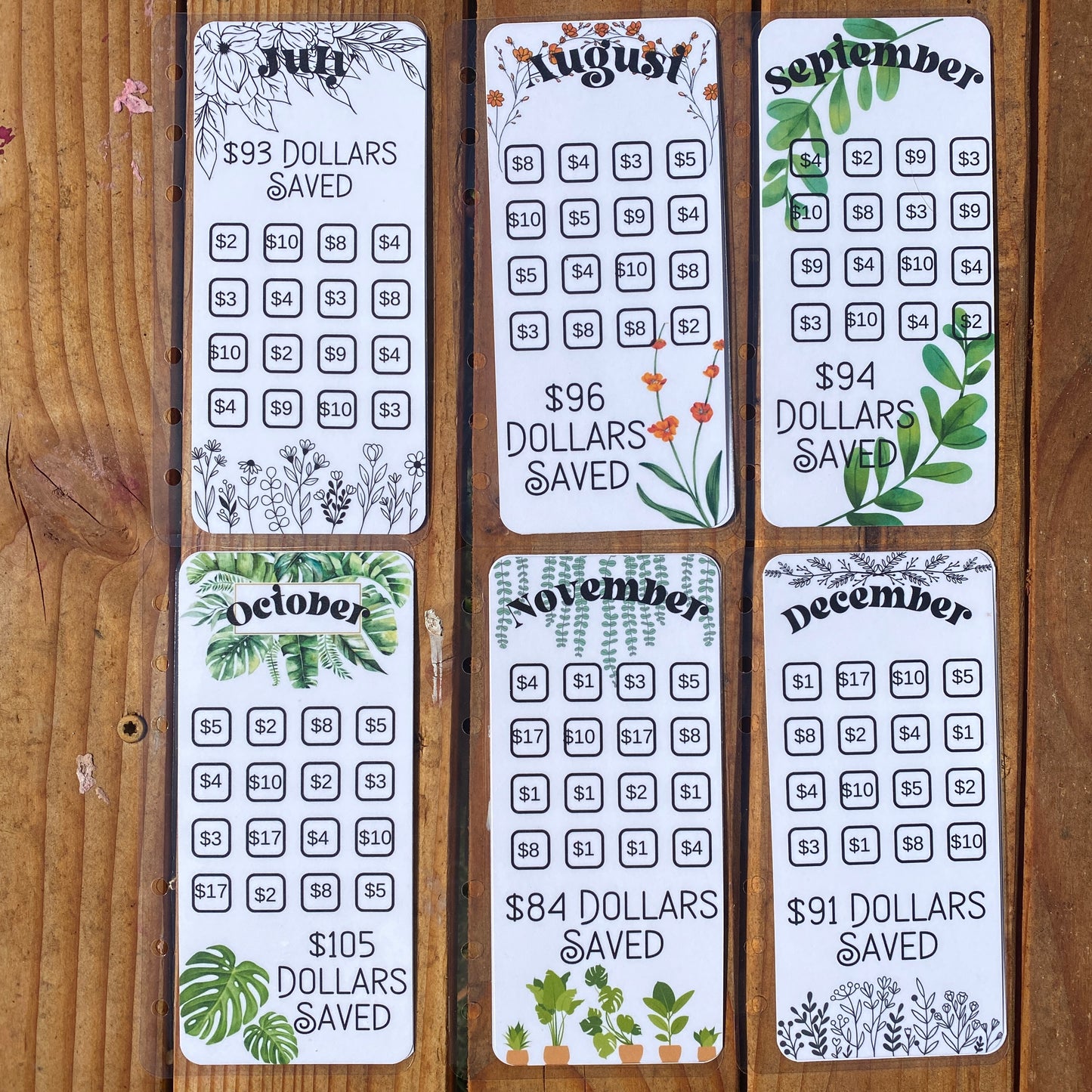 12 Month Floral Savings Challenge