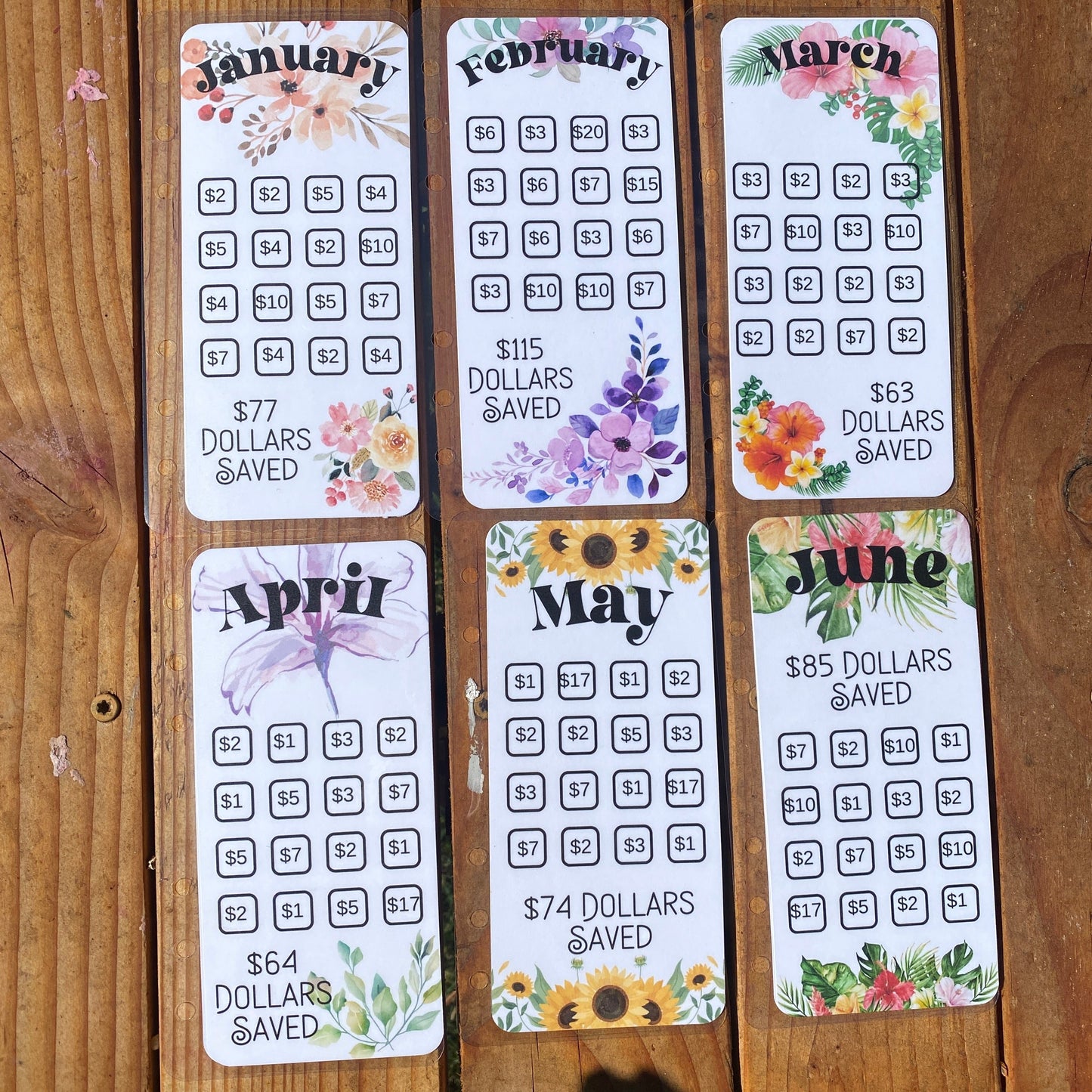 12 Month Floral Savings Challenge