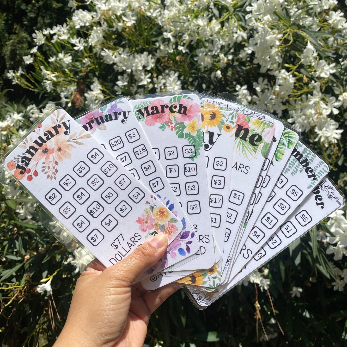 12 Month Floral Savings Challenge