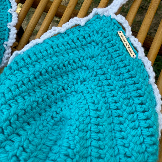Handmade Crochet Bikini Top in Lanikai