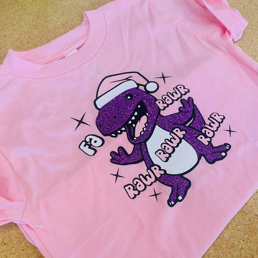 Santa Dino Tee - Toddler