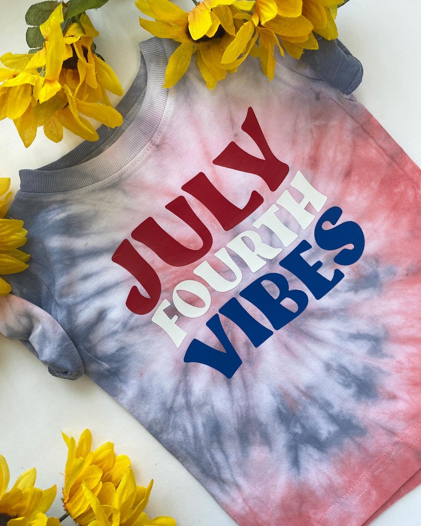 July 4th Vibes Tie Dye Tee