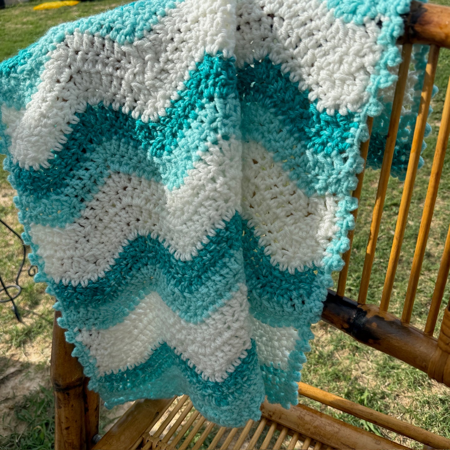Ride the Wave Handmade Baby Blanket