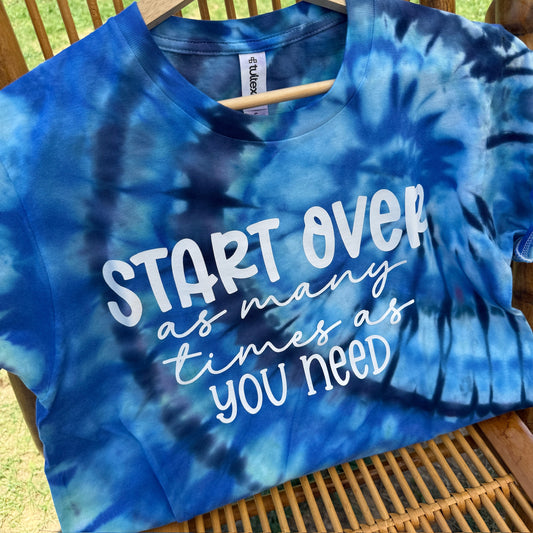 Starting Over Crop Top in Ocean