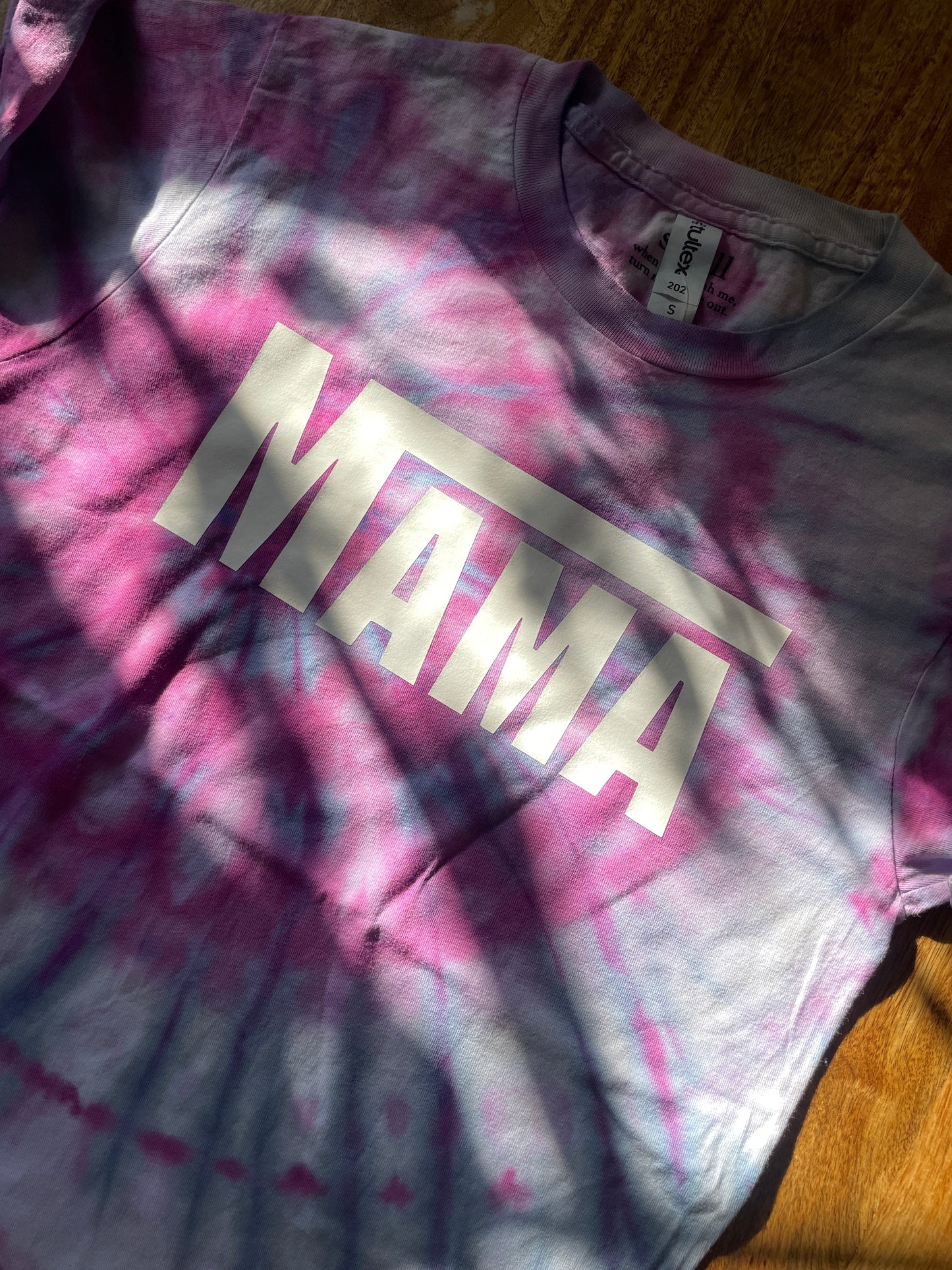 MAMA tie dye tee (S)