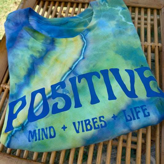 Positive Mind Vibes Life Crop Top