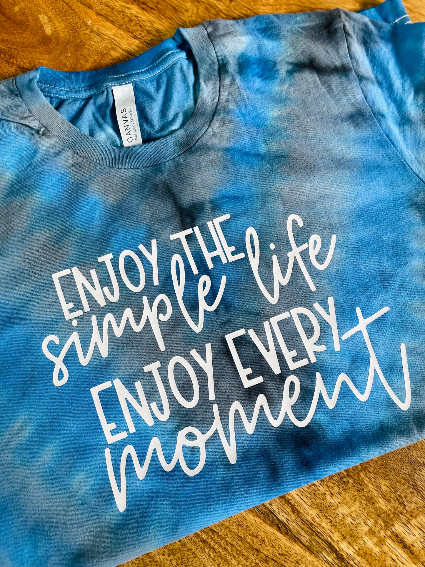 ENJOY - adult tie dye tee