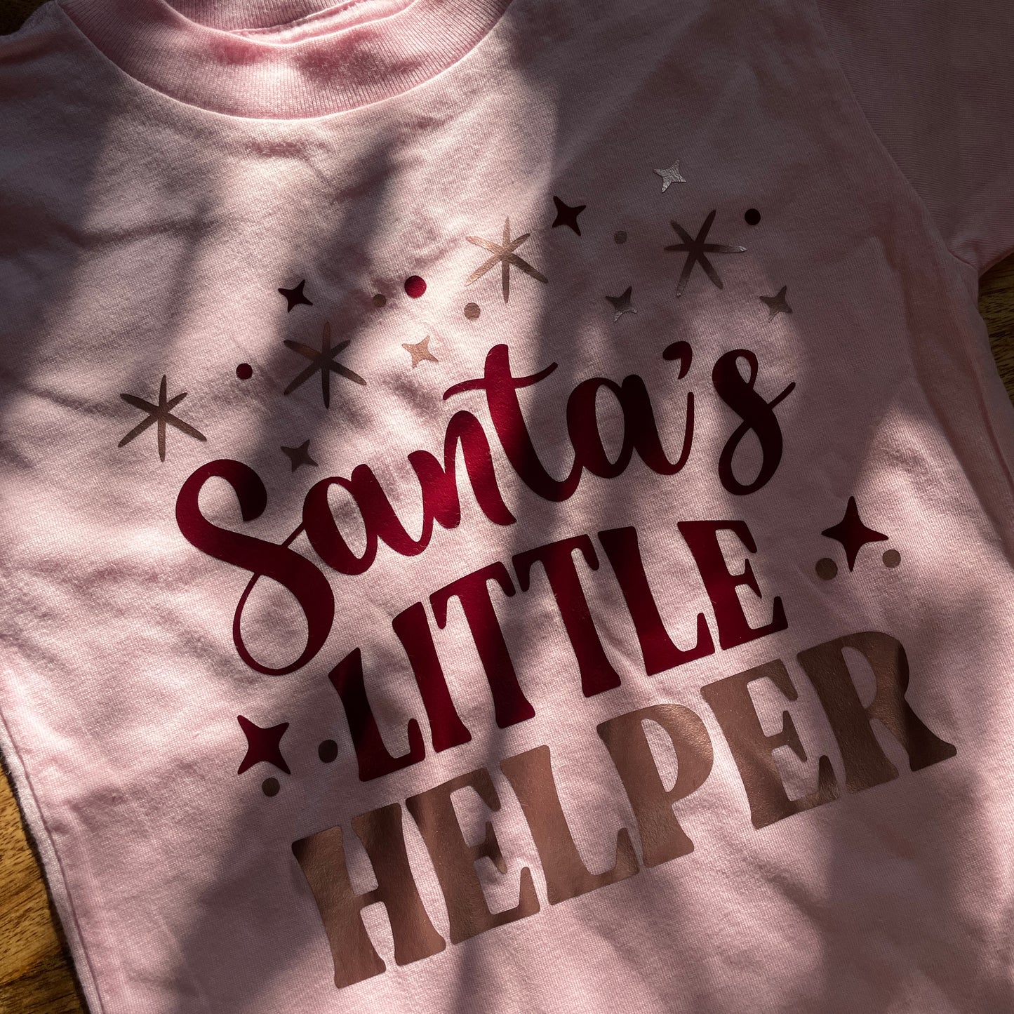 Santa’s Little Helper toddler tee