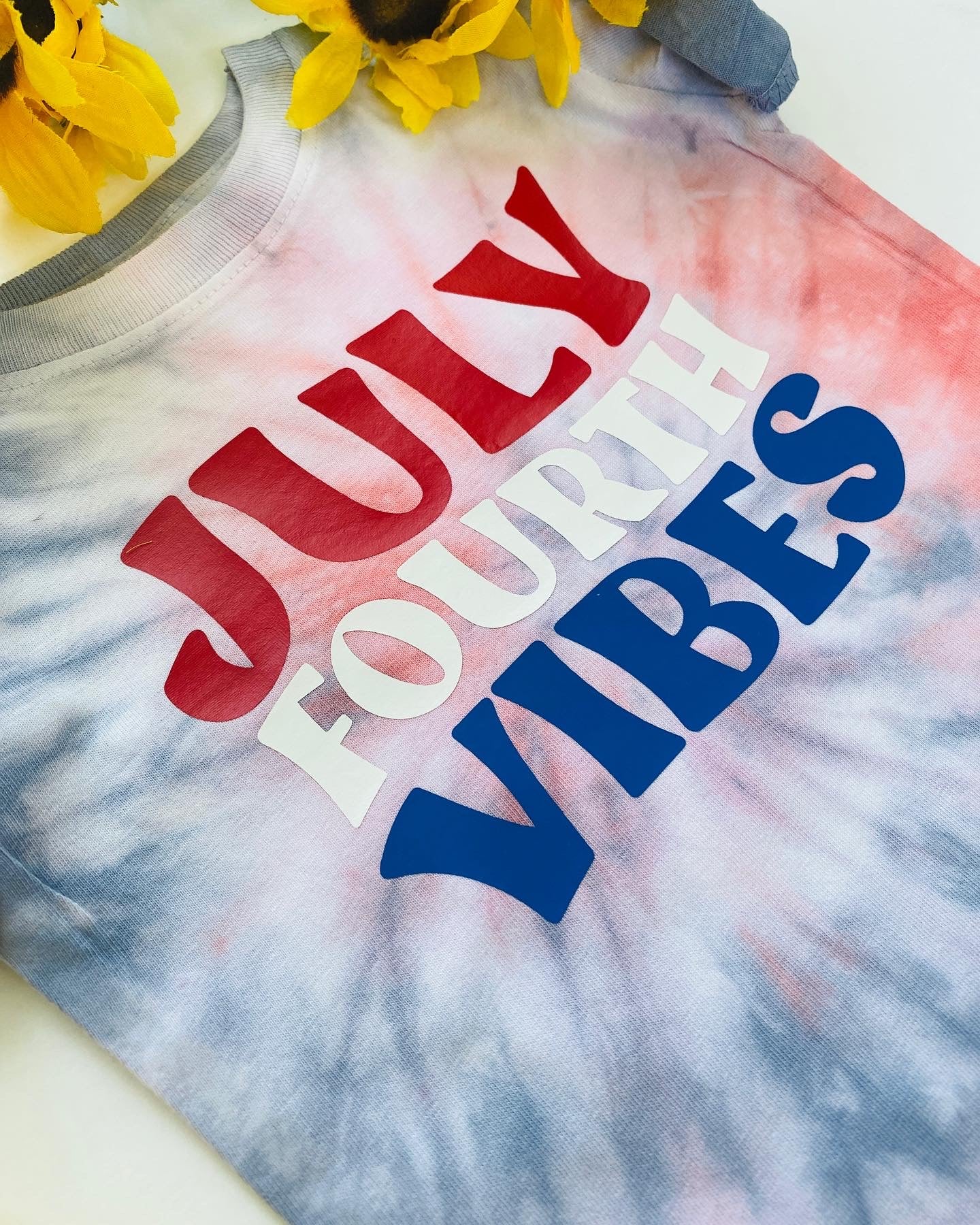 July 4th Vibes Tie Dye Tee