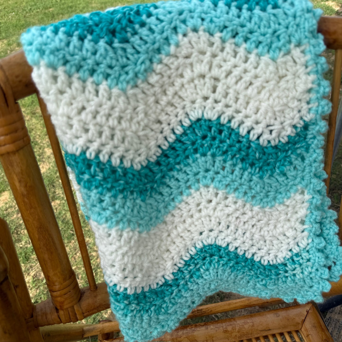 Ride the Wave Handmade Baby Blanket