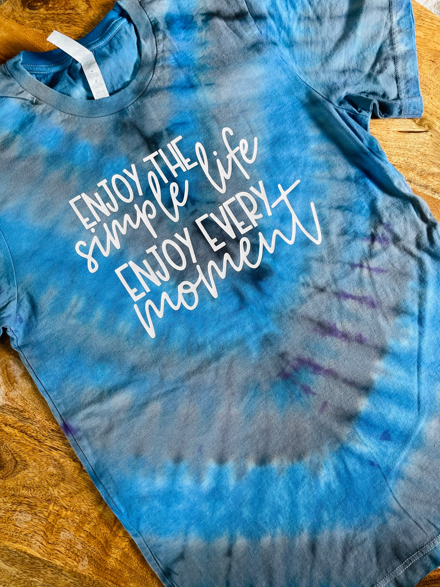 ENJOY - adult tie dye tee