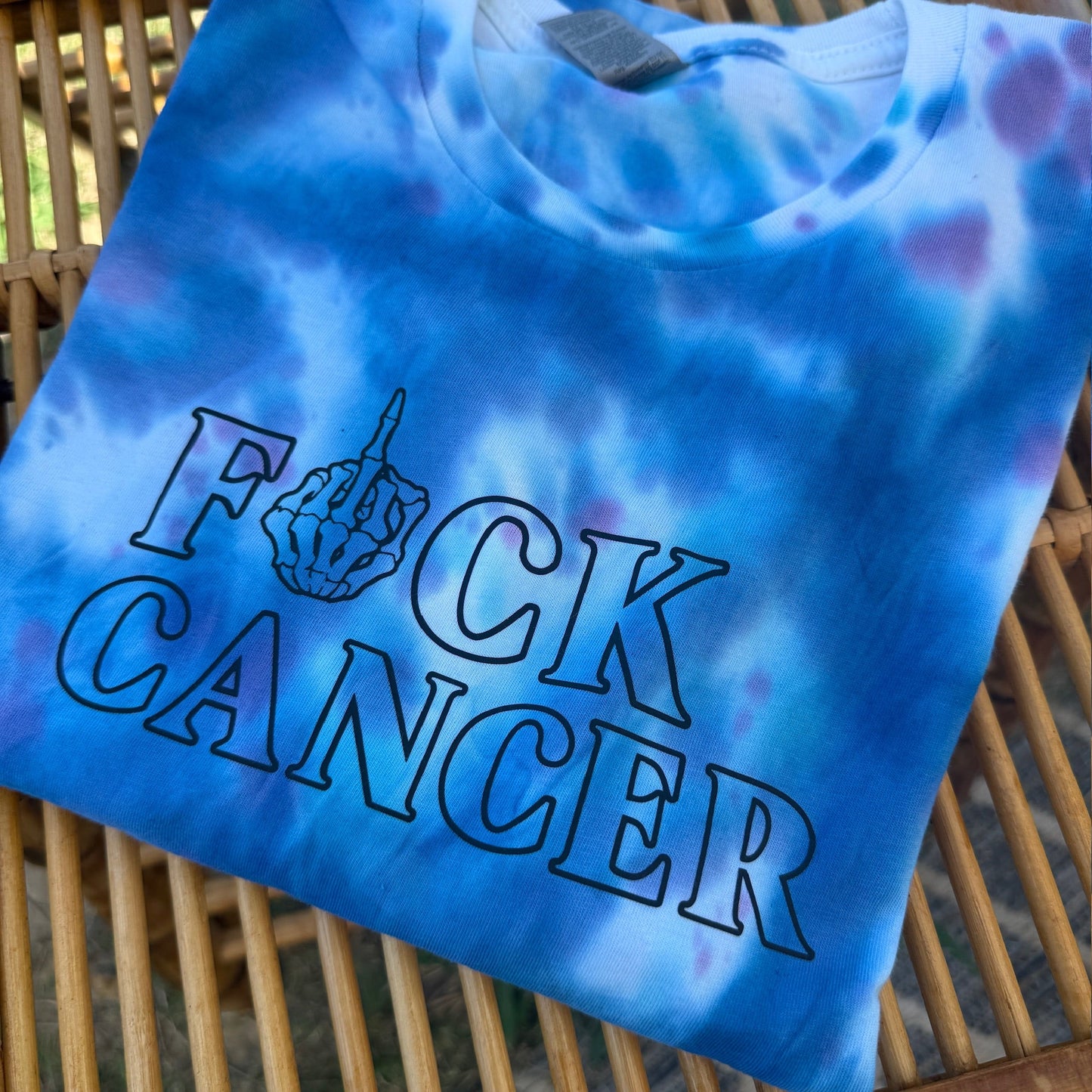F☠️CK CANCER Dyed Crop Top