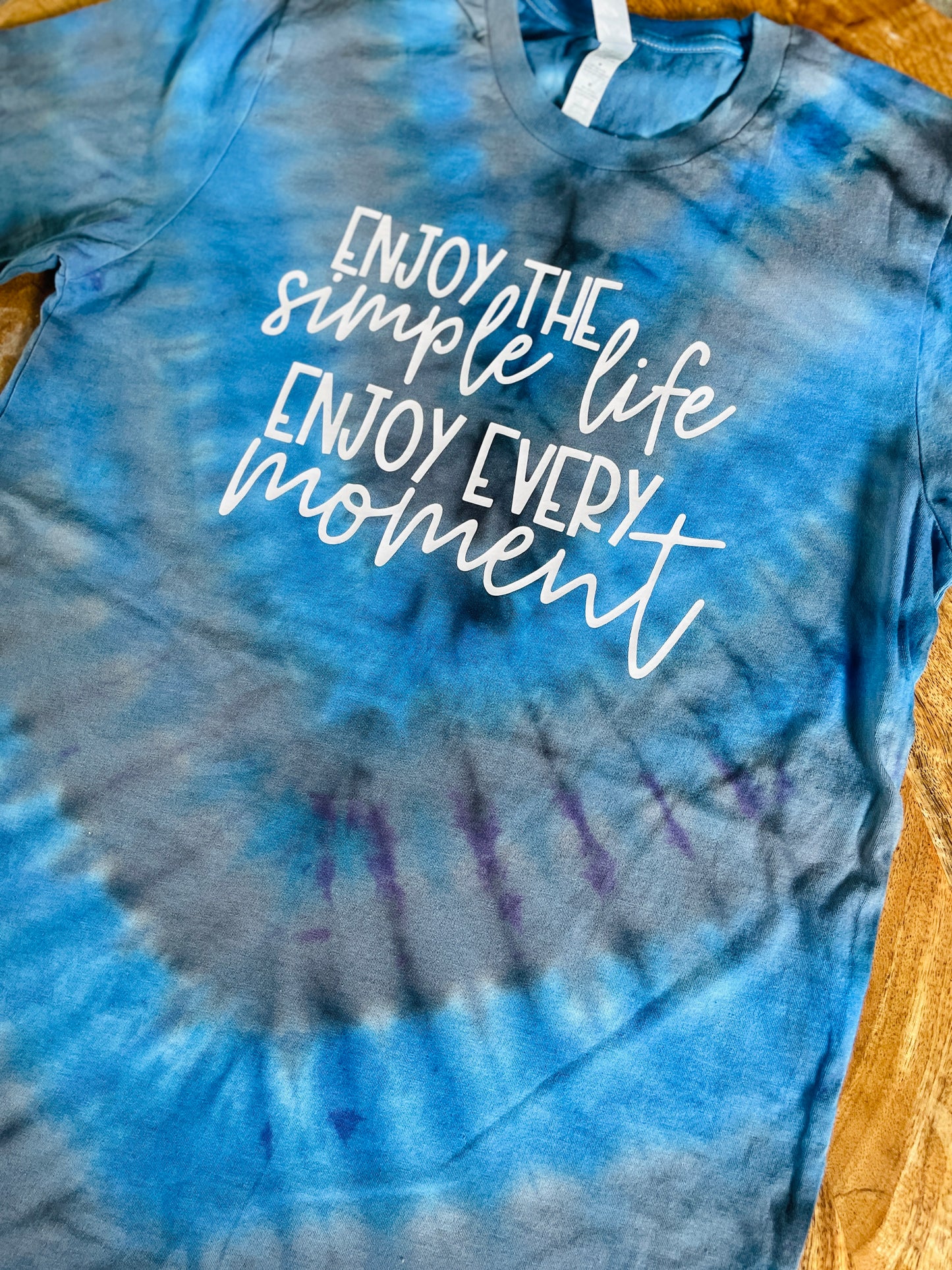 ENJOY - adult tie dye tee