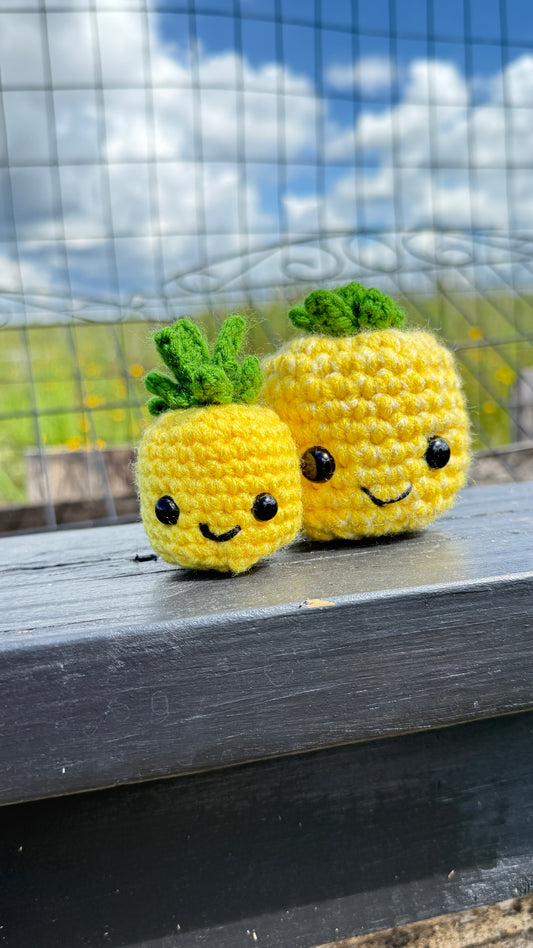 Mommy + Me Crochet Pineapple Set