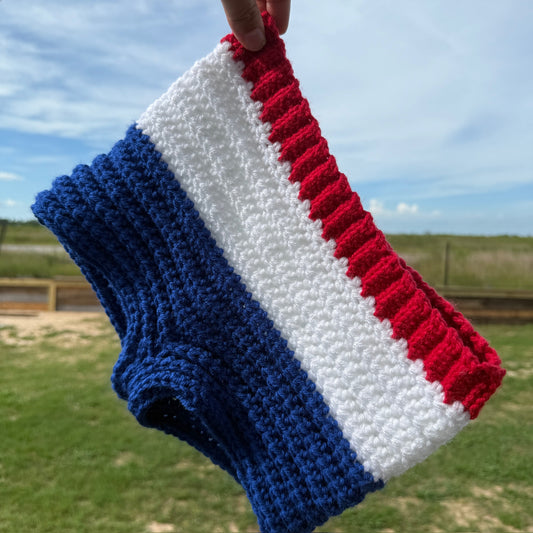 Handmade Youth Signature Comfy Shorts in Patriotic