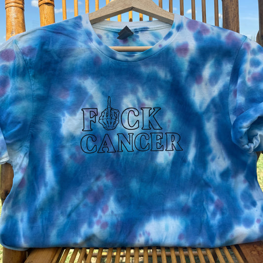 F☠️CK CANCER Dyed Crop Top
