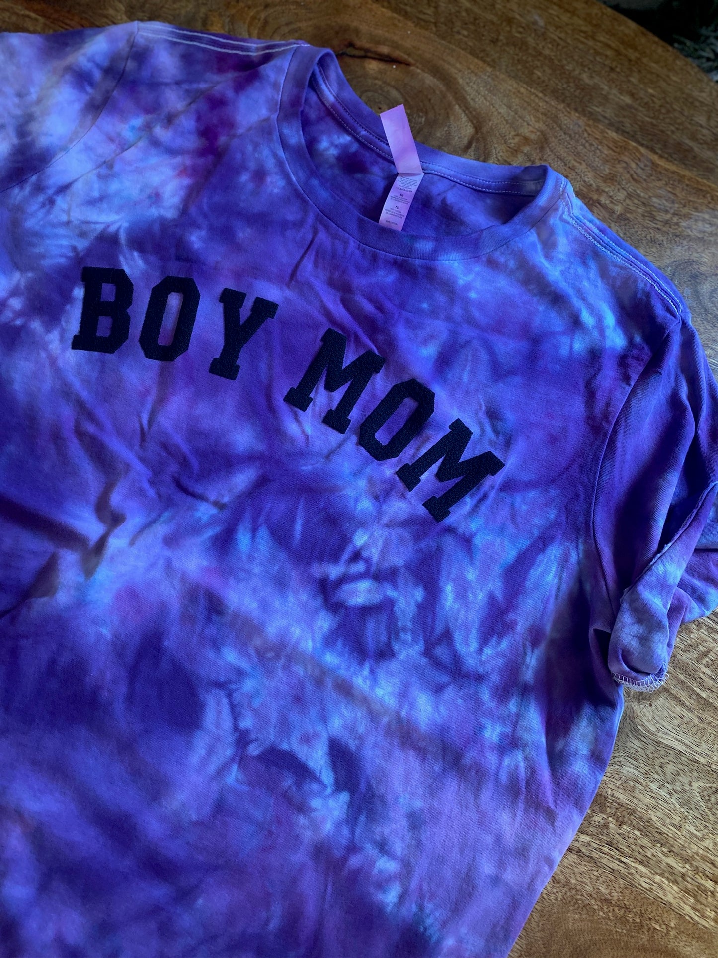 Boy Mom Tie Dye Purple