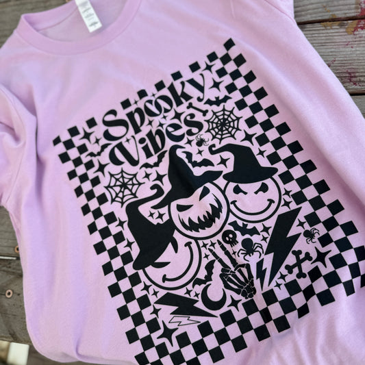 Spooky Vibes Pumpkin Tee