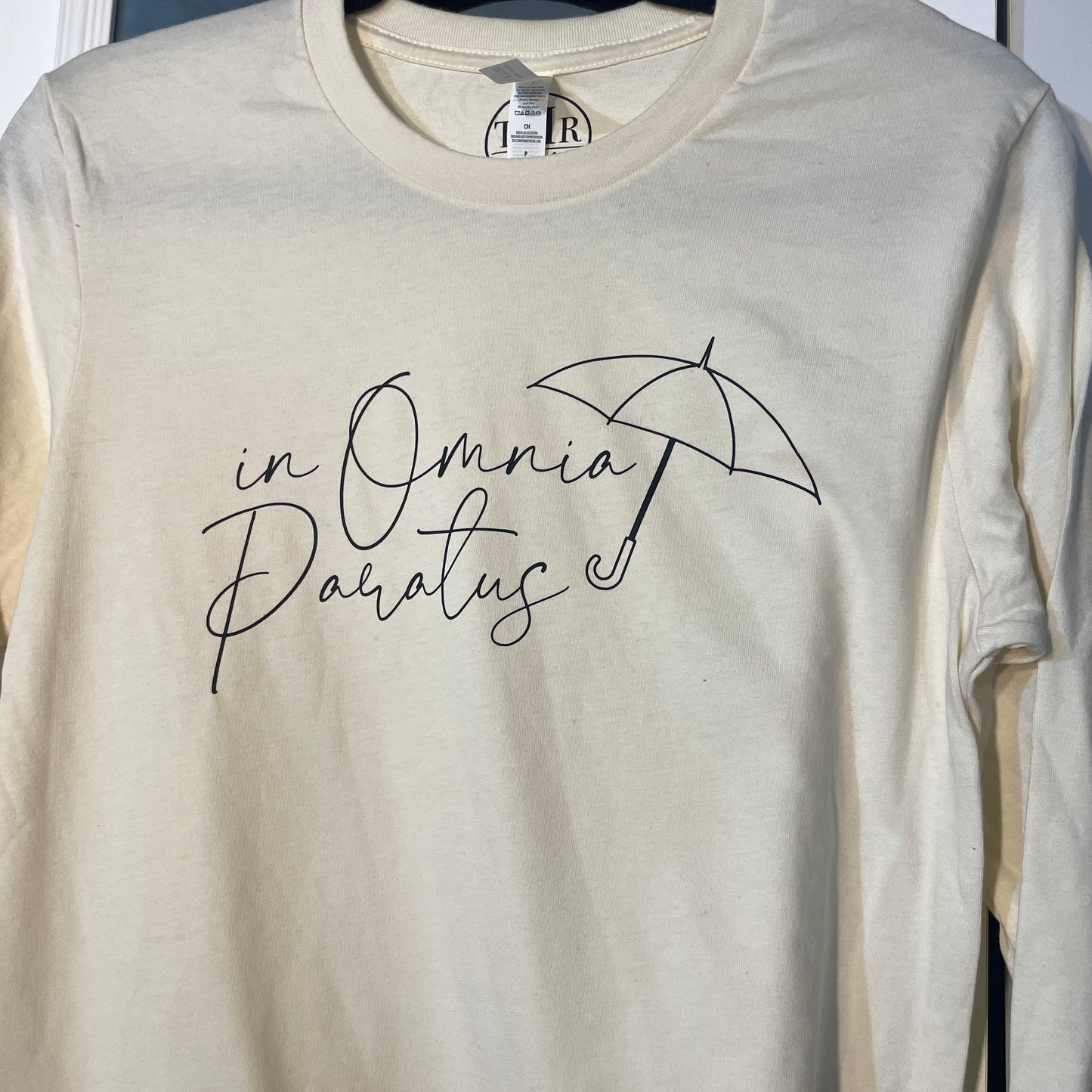 In Omnia Paratus long sleeve tee