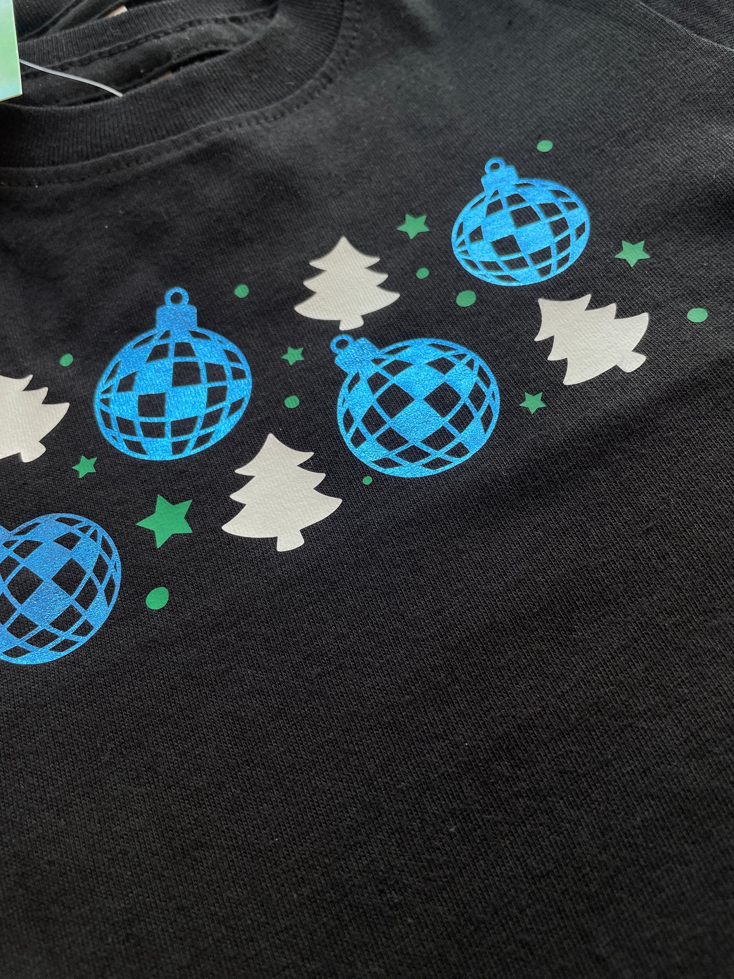 CHRISTMAS DISCO BALL infant tee