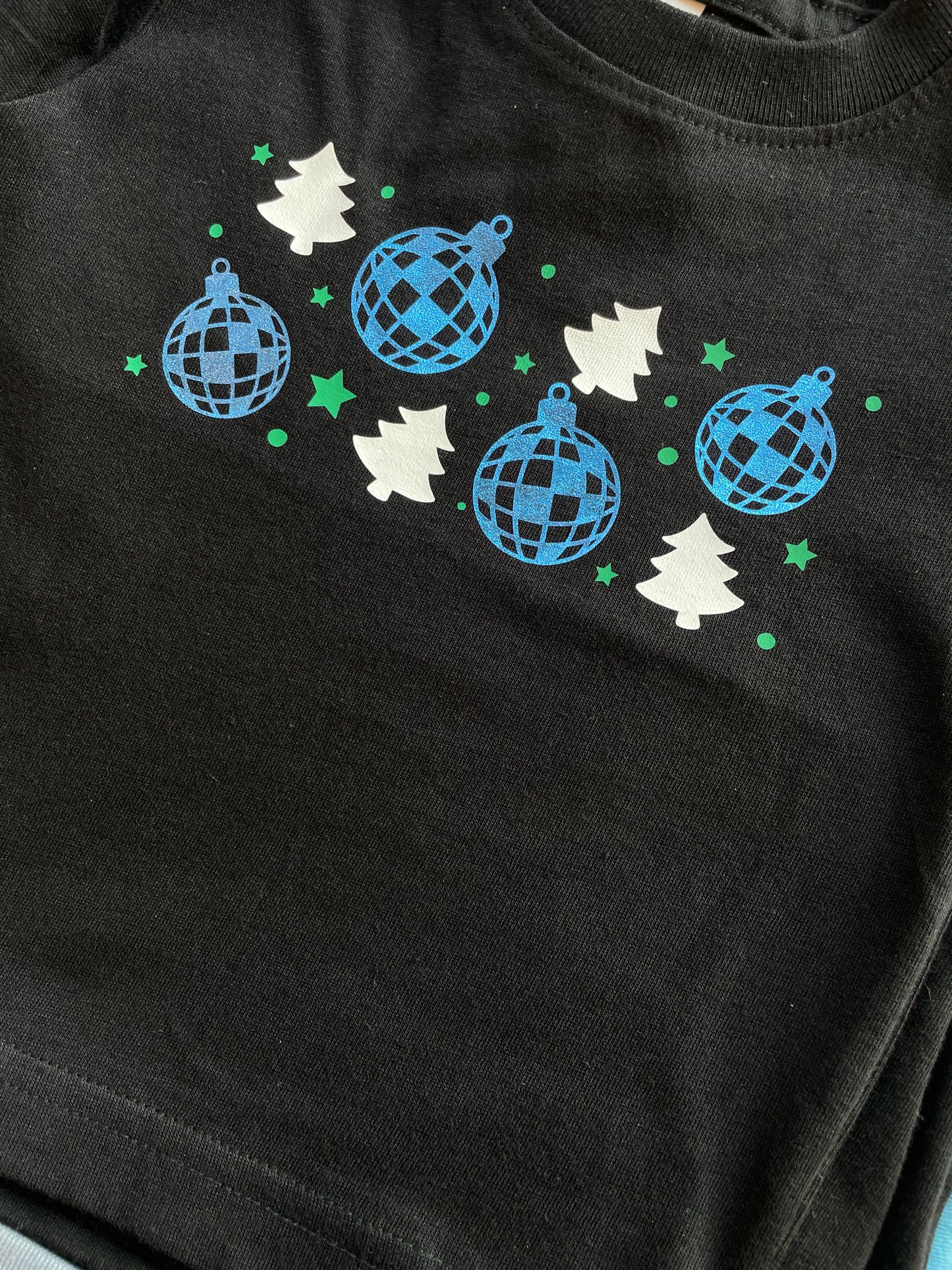 CHRISTMAS DISCO BALL infant tee