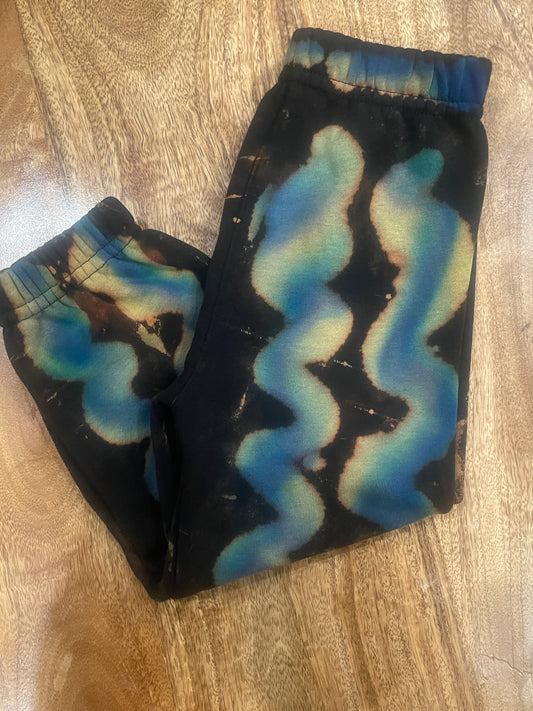 Toddler Reverse Dye Squiggle Sweatpants