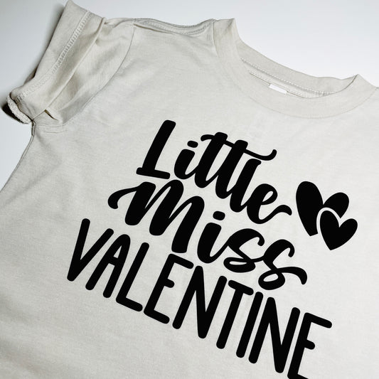 LITTLE MISS VALENTINE TODDLER TEE